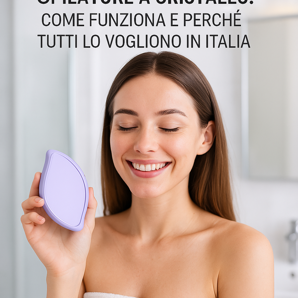 🧡 Epilatore a Cristallo: Come funziona e perché tutti lo vogliono in Italia